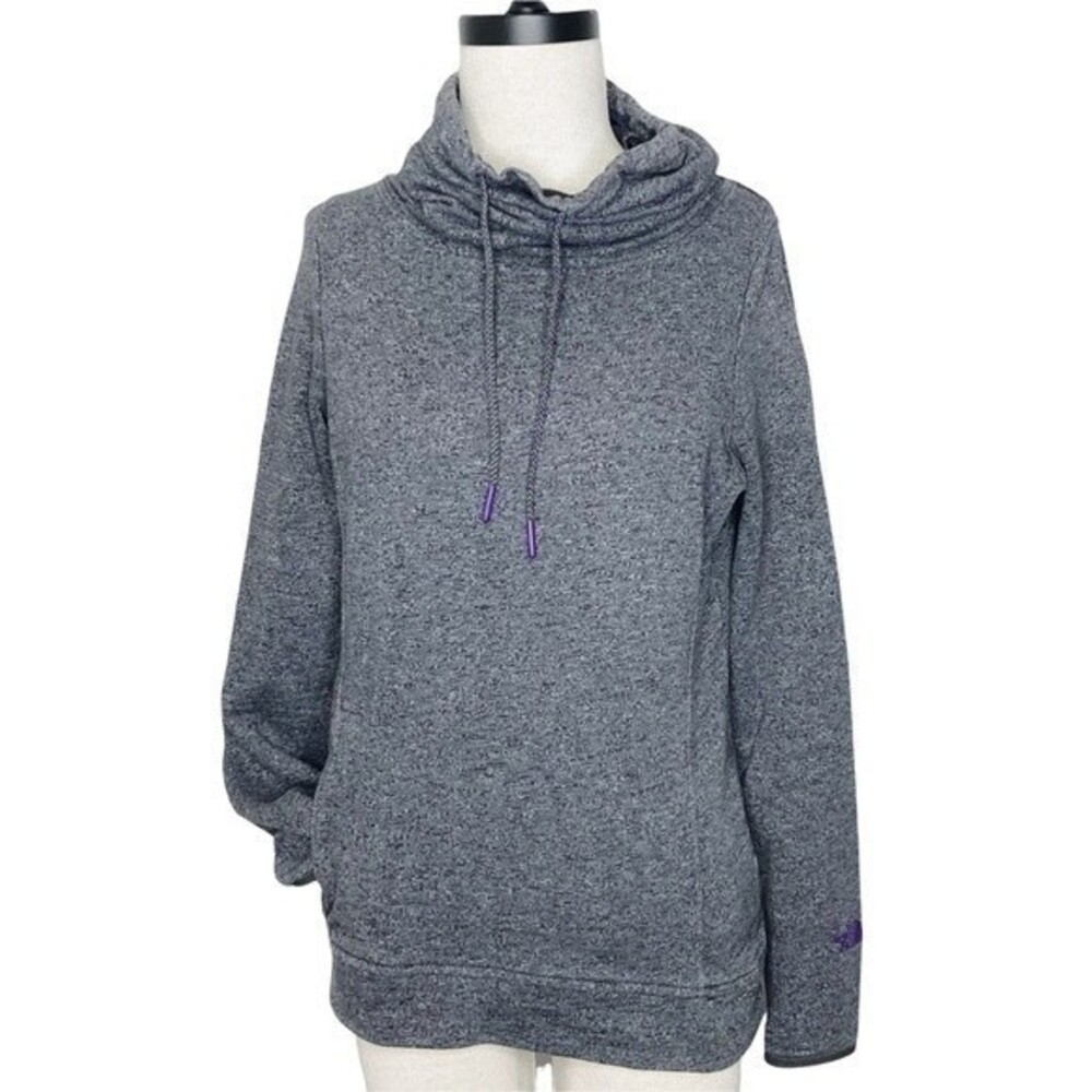 The North Face Cowl Funnel Neck Sweatshirt sz M * Outdoor Athleisure TNF